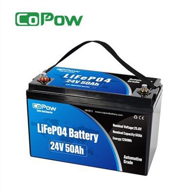 Batteria marina al litio 24 V 50 Ah