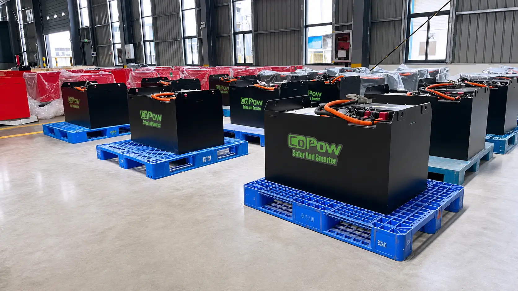 I 10 principali produttori di batterie al litio per carrelli elevatori nel 2026
